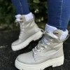 Cleated Lace-Up Lthr Mix Mono