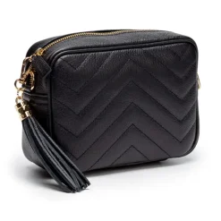 E.B Quilted Standard Bag Black