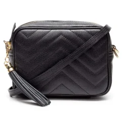 E.B Quilted Standard Bag Black