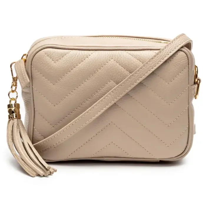 E.B Quilted Standard Bag Biscuit