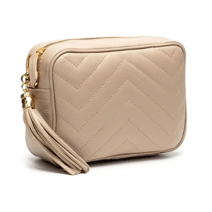 E.B Quilted Standard Bag Biscuit