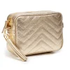 E.B Quilted Standard Bag Gold