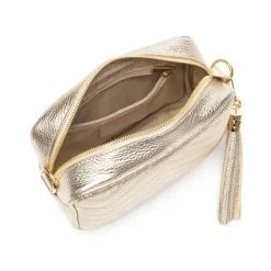 E.B Quilted Standard Bag Gold