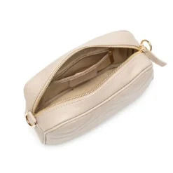 E.B Quilted Tapered Bag Biscuit