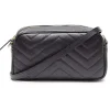 E.B Quilted Tapered Bag Black