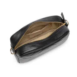 E.B Quilted Tapered Bag Black