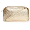 E.B Quilted Tapered Bag Gold