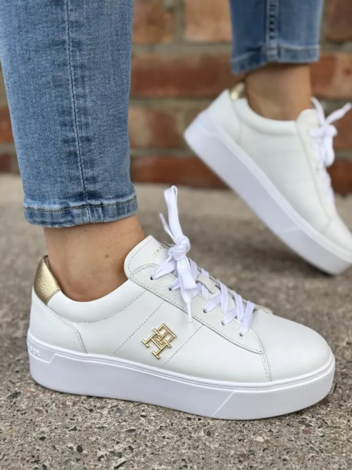 Platform Court Sneaker Metallics