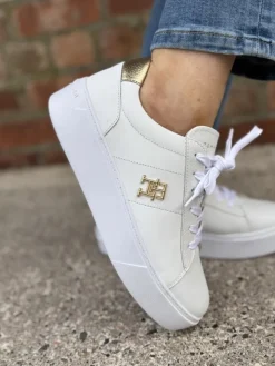 Platform Court Sneaker Metallics