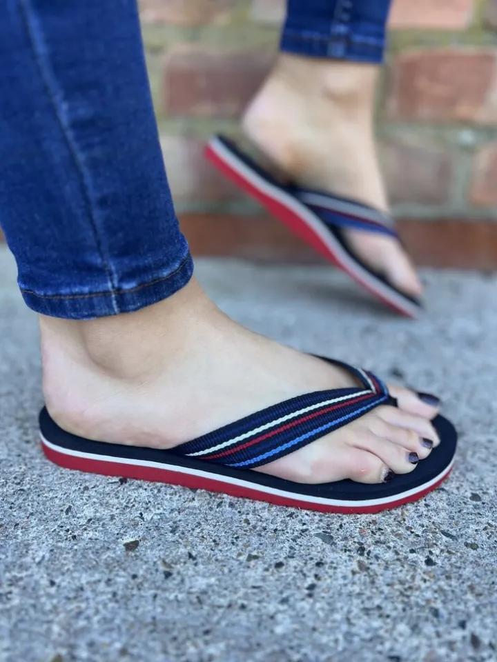 TH Stripes Beach Sandal